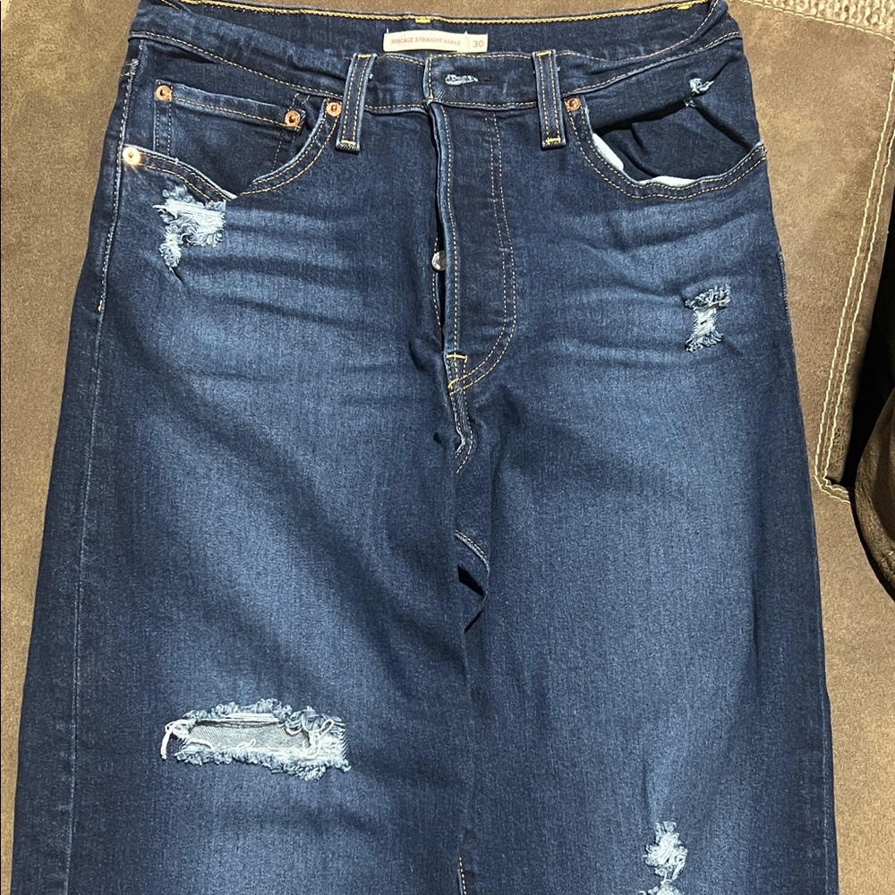 Levi's ribcage straight ankle